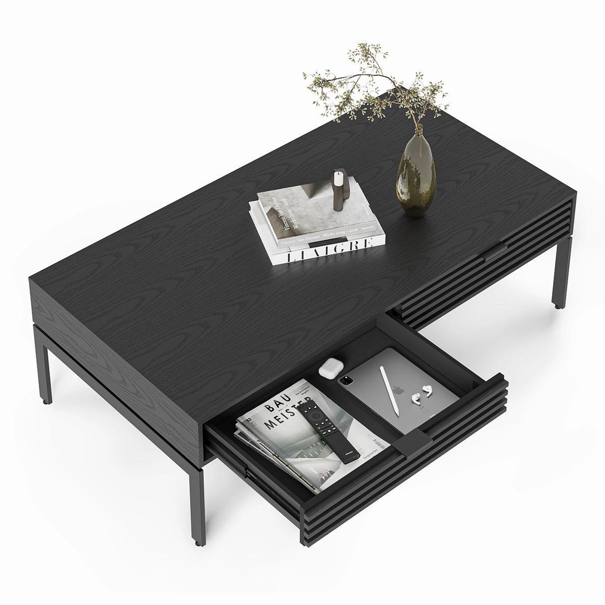 BDI Cora 1172 Coffee Table (Ebonized Ash)