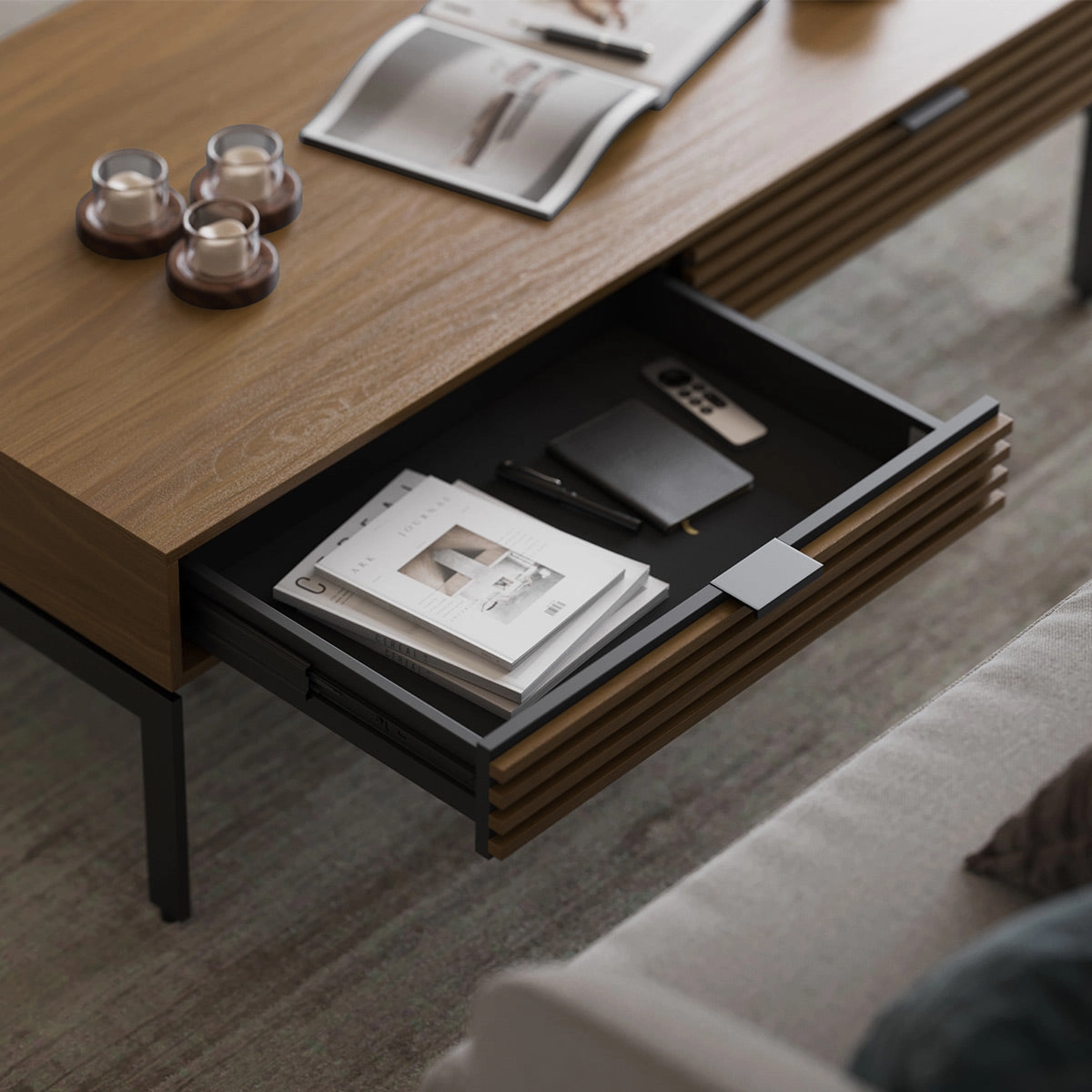 BDI Cora 1172 Coffee Table (Walnut)