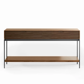 BDI Cora 1173 Modern Wood ConsoleTable (Natural Walnut)