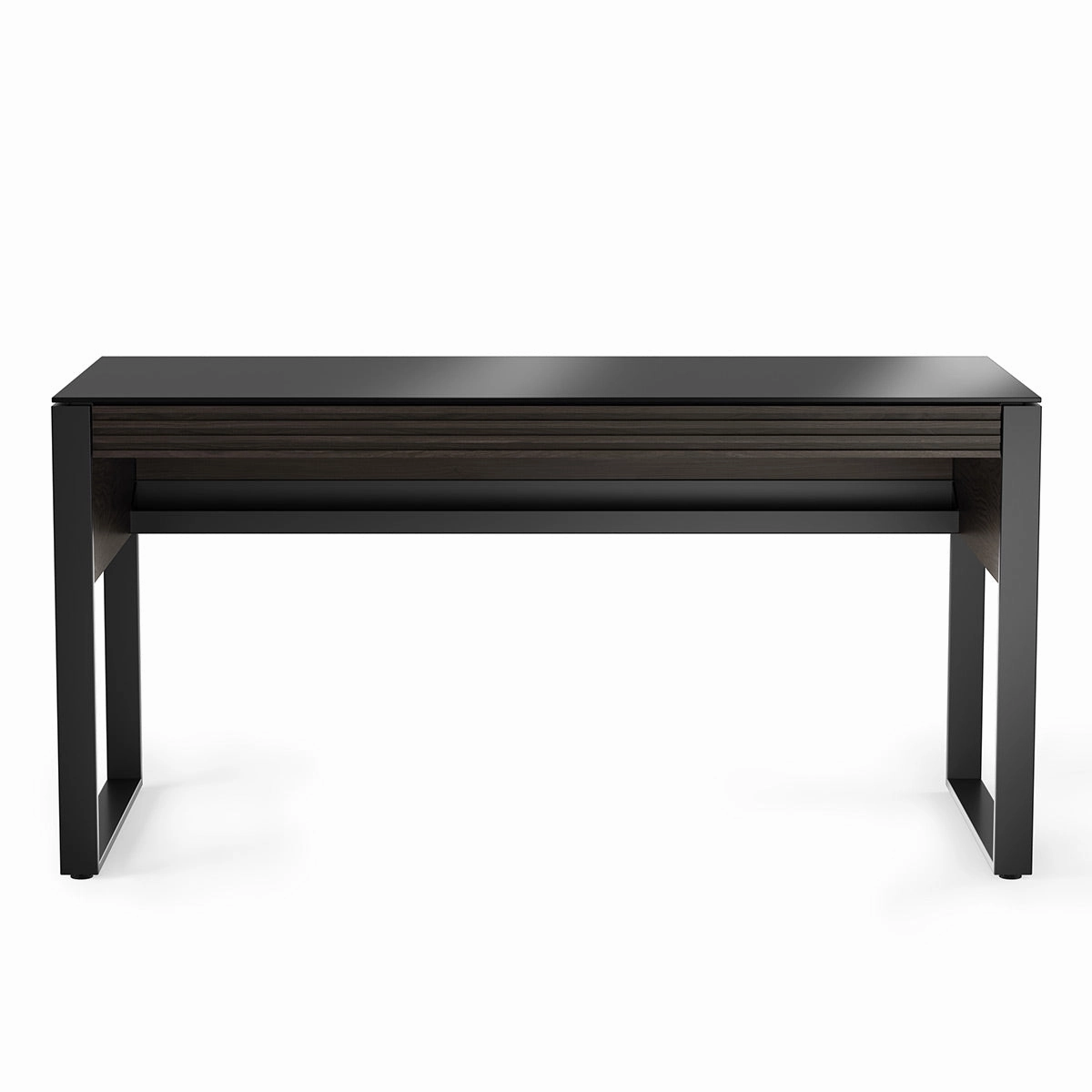 BDI Corridor 6501 Desk with Keyboard Drawer (Charcoal Stained Ash)