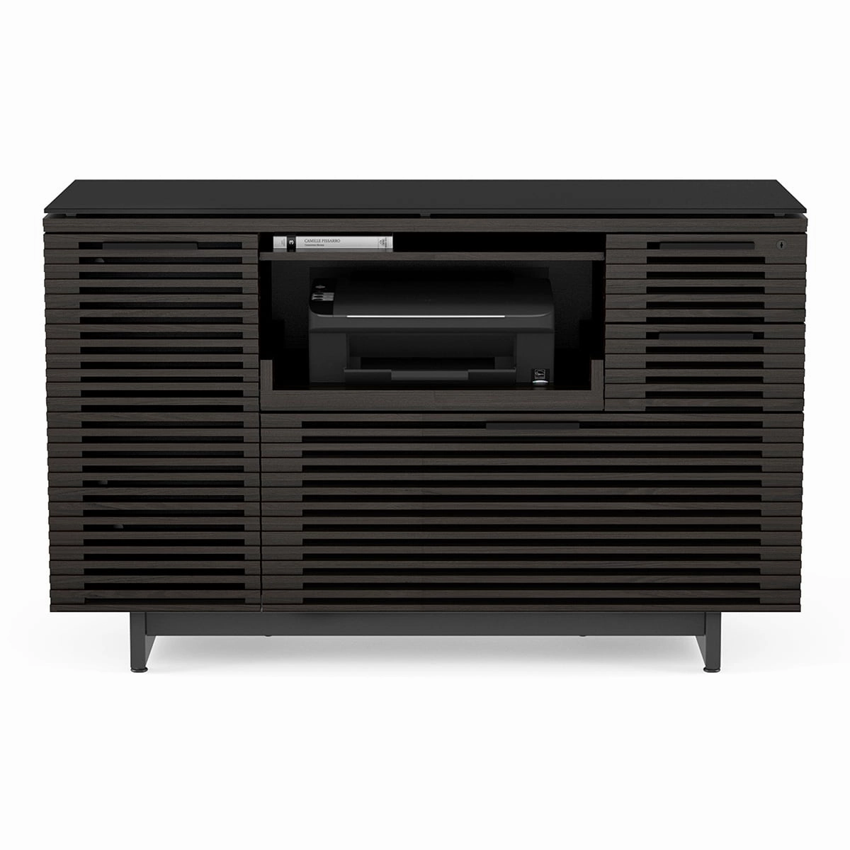 BDI Corridor 6520 Multifunction Cabinet (Charcoal Stained Ash)