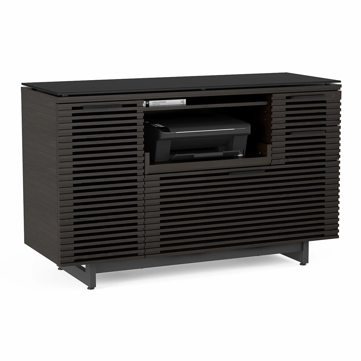 BDI Corridor 6520 Multifunction Cabinet (Charcoal Stained Ash)