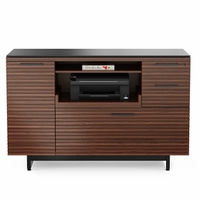 BDI Corridor 6520 Multifunction Cabinet (Chocolate Stained Walnut)