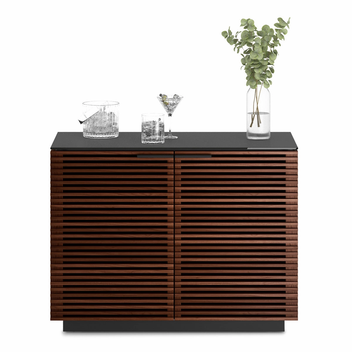 BDI Corridor 8108 2-Door Storage Cabinet (Chocolate Stained Walnut)