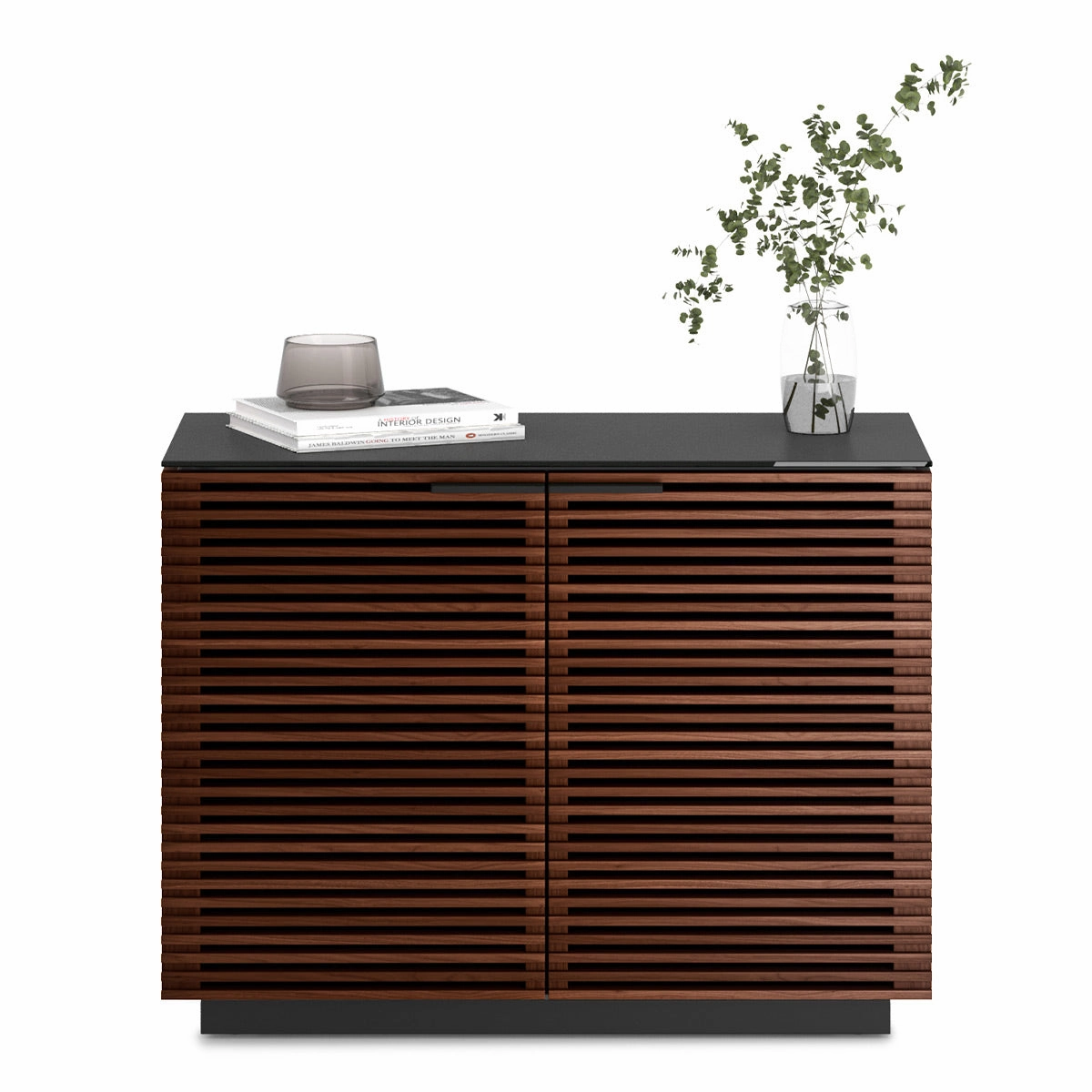 BDI Corridor 8108 2-Door Storage Cabinet (Chocolate Stained Walnut)