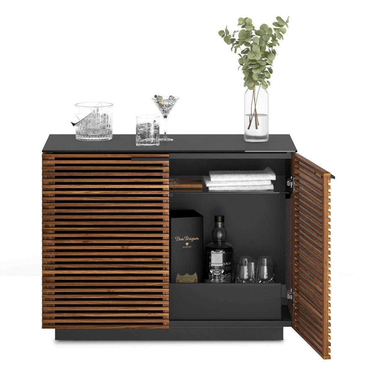 BDI Corridor 8108 2-Door Storage Cabinet (Natural Walnut)