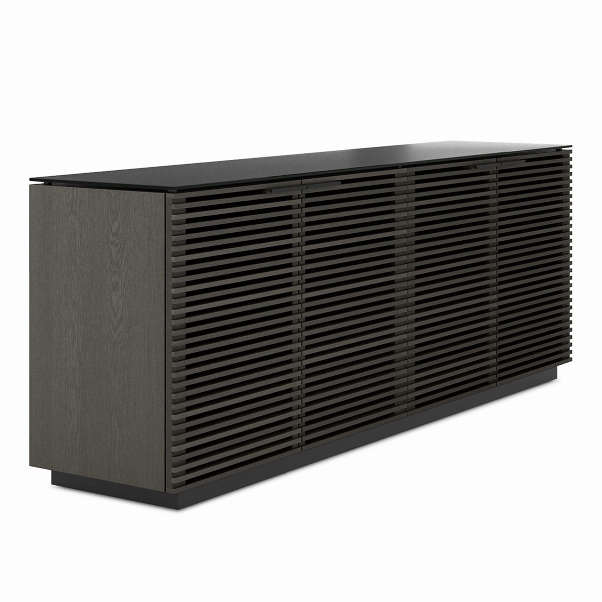 BDI Corridor 8109 4-Door Storage Credenza (Charcoal Stained Ash)