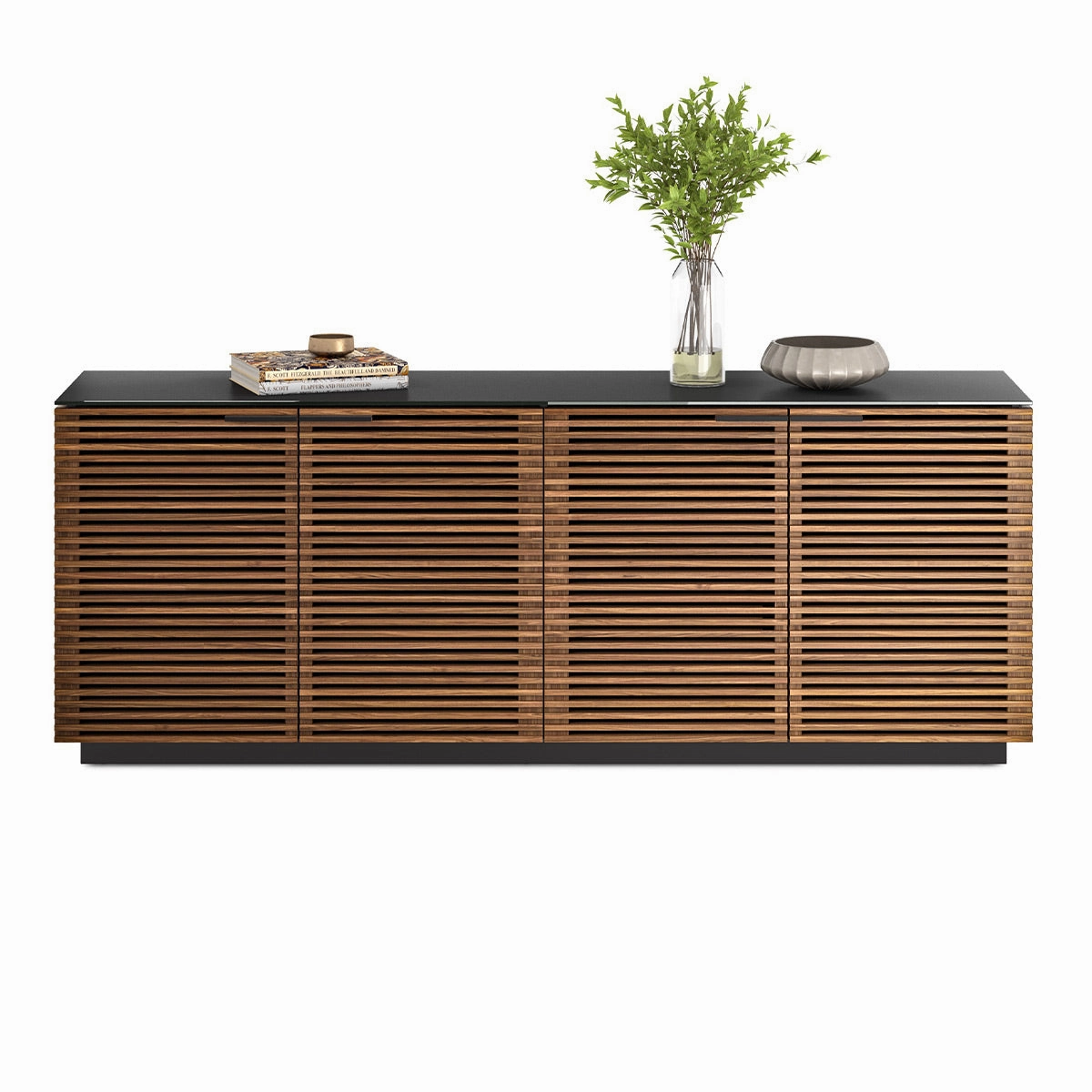 BDI Corridor 8109 4-Door Storage Credenza (Natural Walnut)