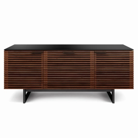 BDI Corridor 8177 Triple Wide Media Console (Chocolate Stained Walnut)