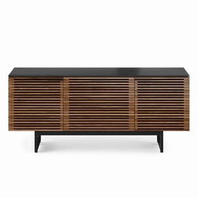 BDI Corridor 8177 Triple Wide Media Console (Walnut)