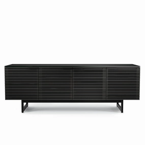 BDI Corridor 8179 Quad Media Console for TVs up to 85" (Charcoal Stained Ash)