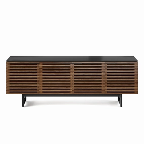 BDI Corridor 8179 Quad Media Console for TVs up to 85" (Walnut)
