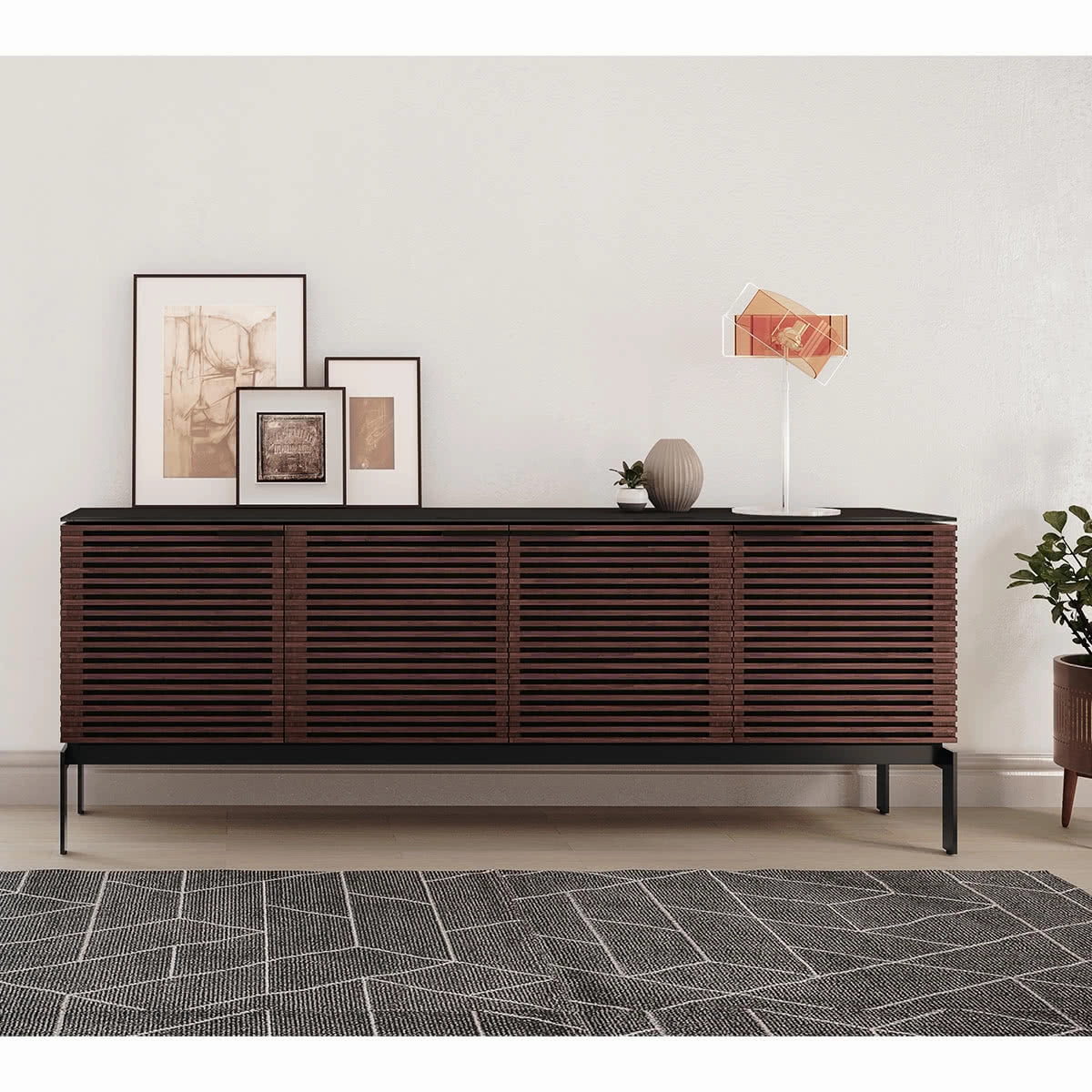BDI Corridor SV 7129 Storage Cabinet (Chocolate Stained Walnut)