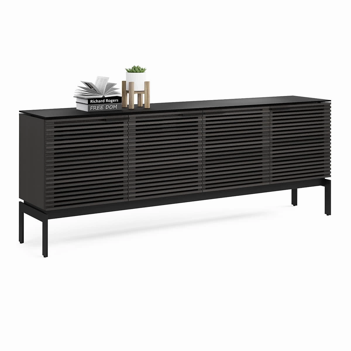 BDI Corridor SV 7129 Storage Console (Charcoal Stained Ash)