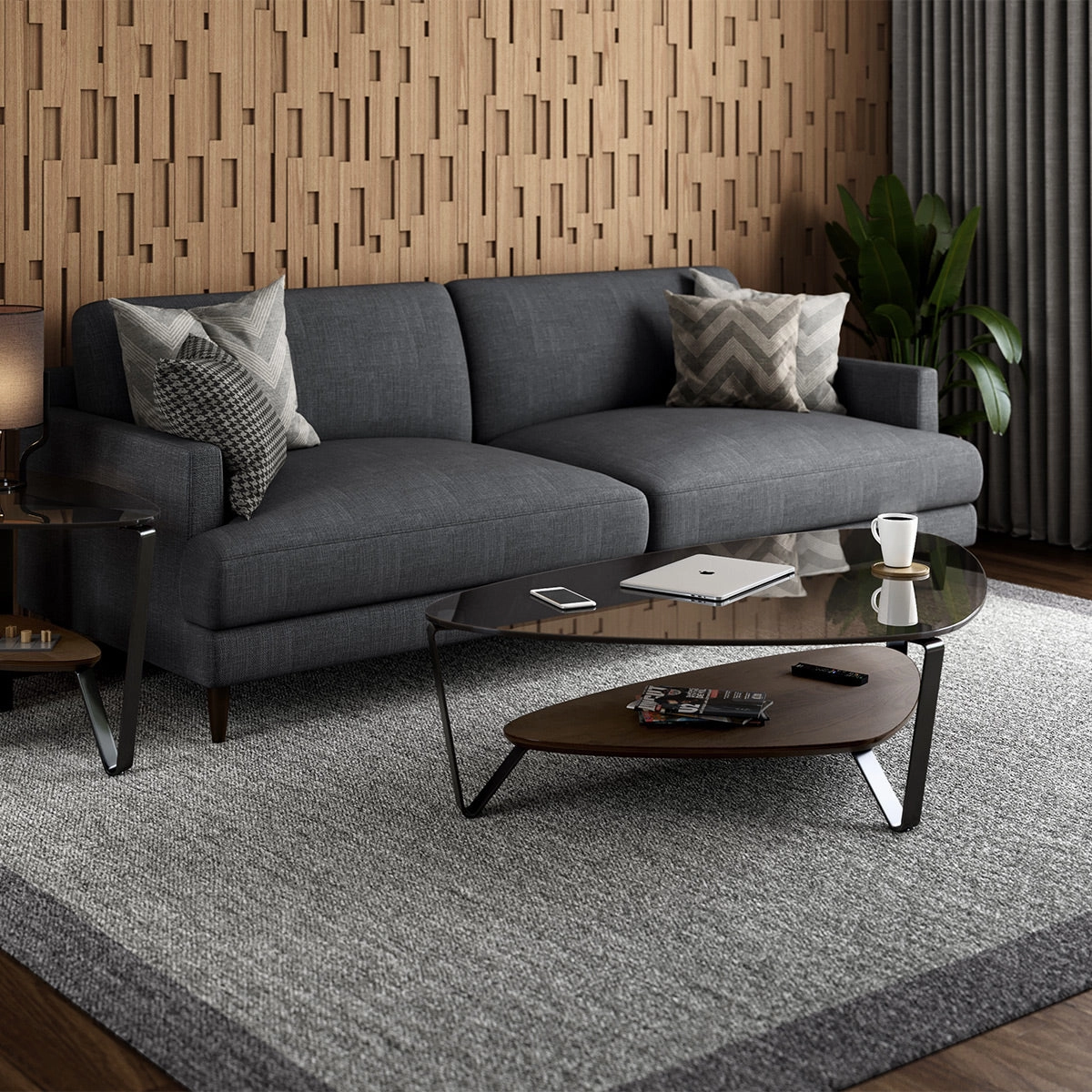 BDI Dino 1363 Large Coffee Table (Toasted Oak)