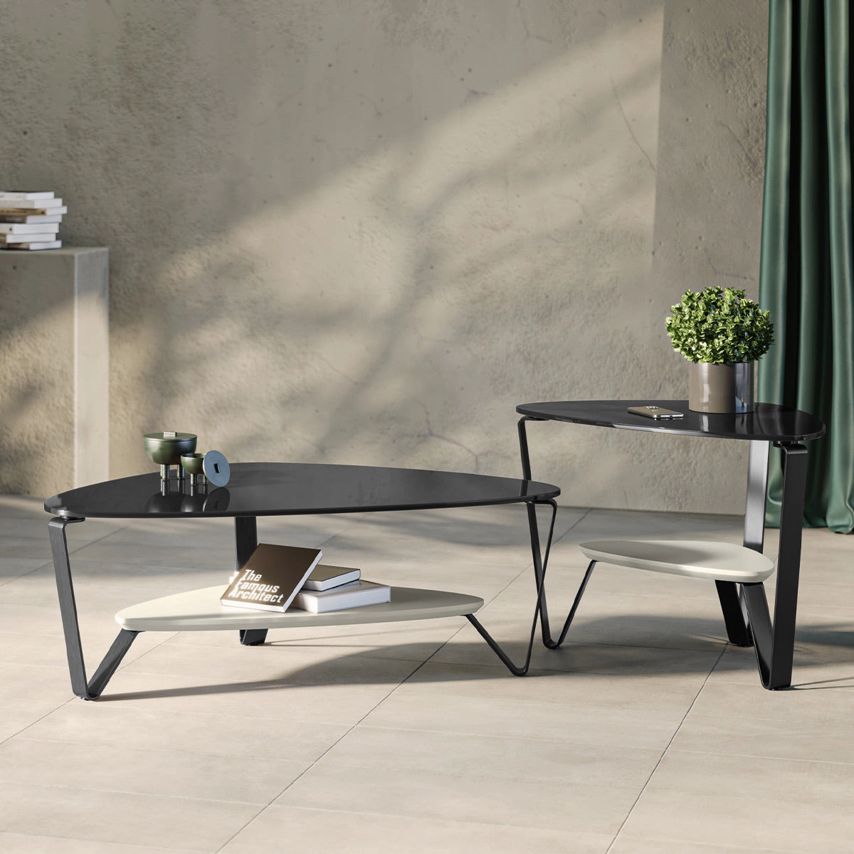 BDI Dino 1364 Small Coffee Table (Stone)