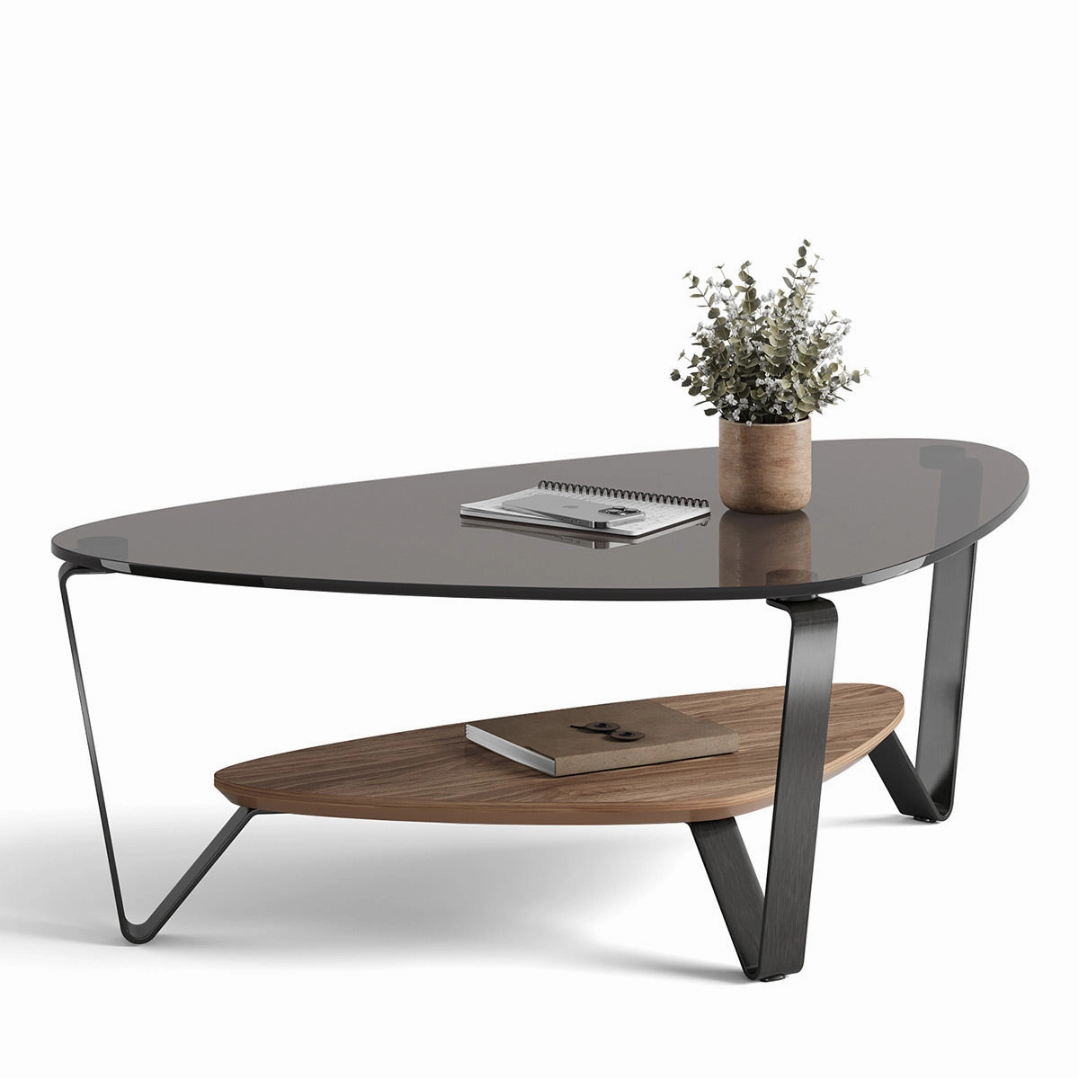 BDI Dino 1364 Small Coffee Table (Walnut)