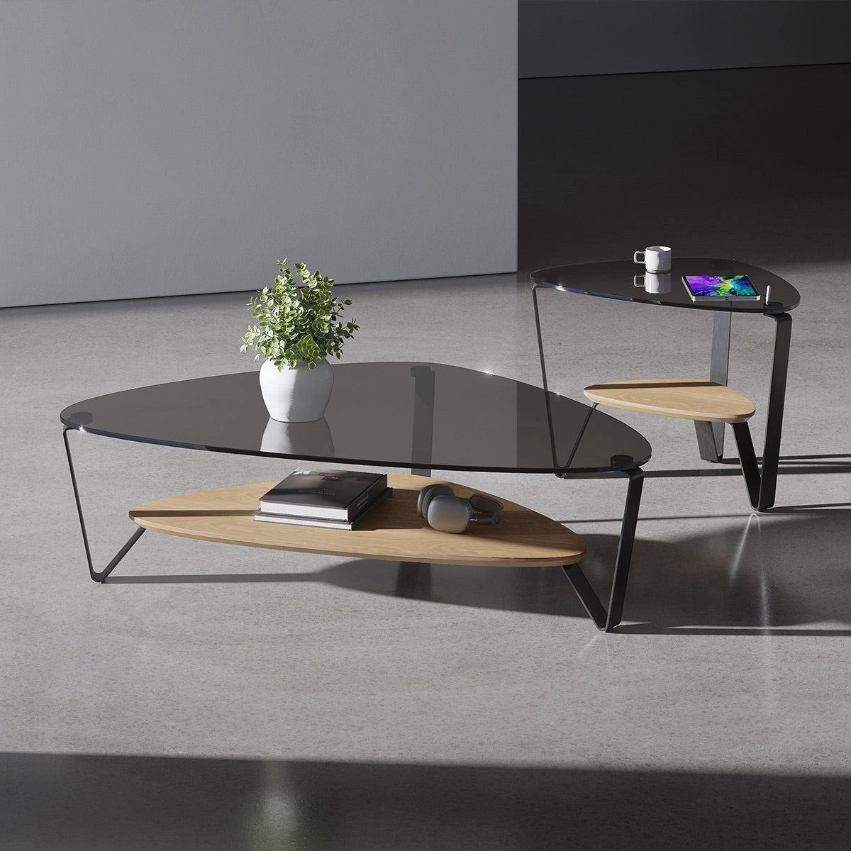 BDI Dino 1367 End Table (Washed Oak)