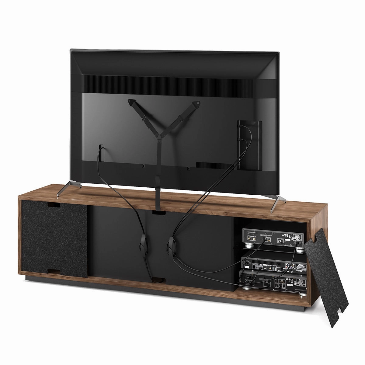 BDI Elements 8703 Constellation Media Cabinet (Natural Walnut)