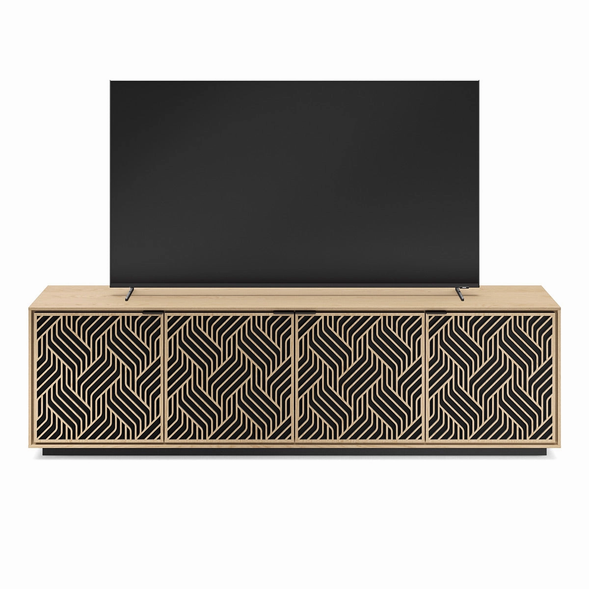 BDI Elements 8703 Weave Media Cabinet (Washed Oak)