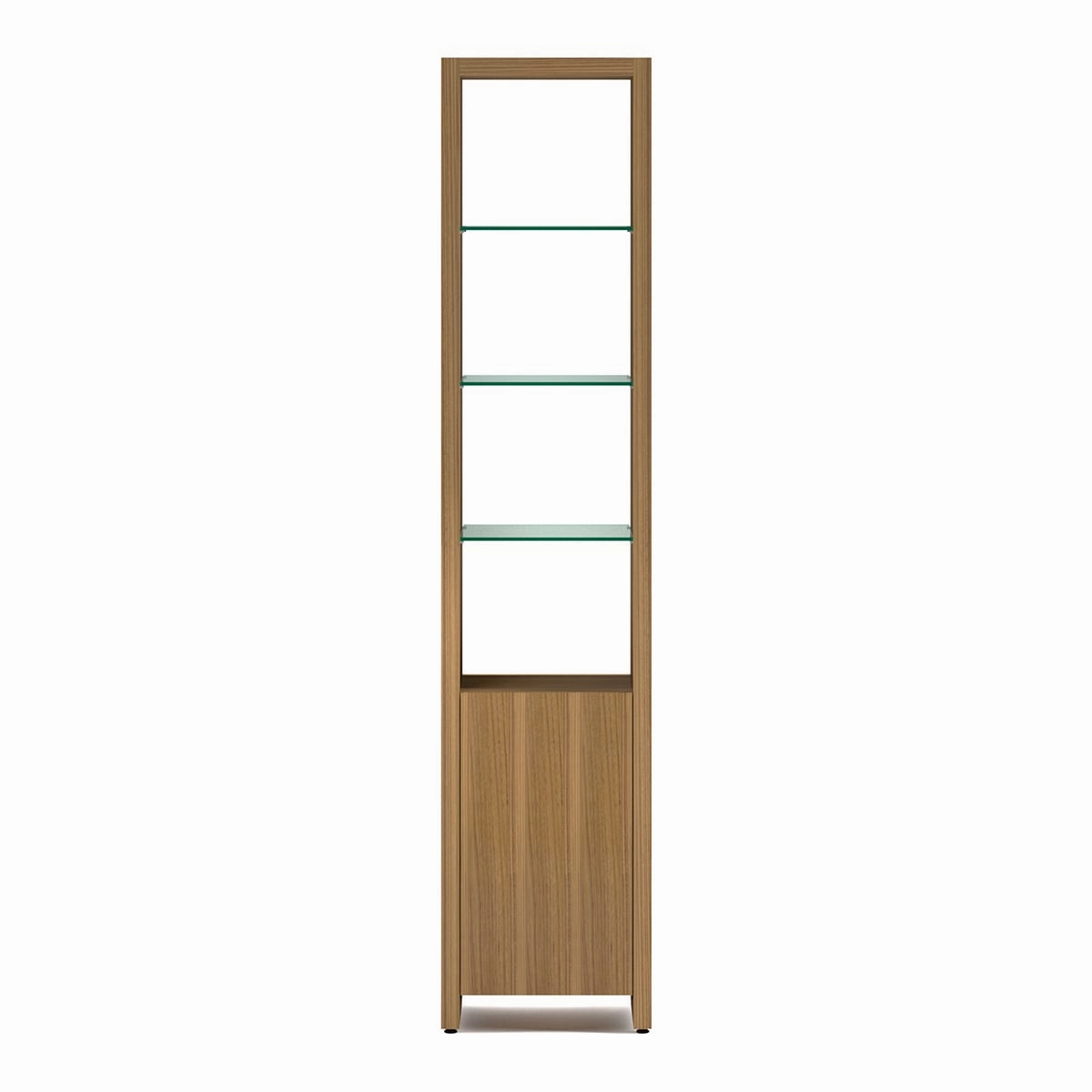BDI Linea 5801 Single-Wide Cabinet (Natural Walnut)