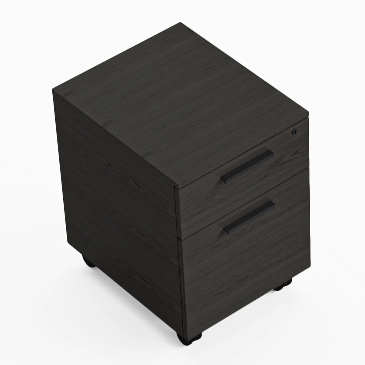 BDI Linea 6227 Mobile File Pedestal (Charcoal Stained Ash)