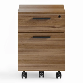 BDI Linea 6227 Mobile File Pedestal (Natural Walnut)