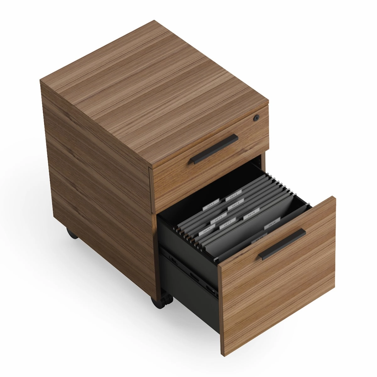 BDI Linea 6227 Mobile File Pedestal (Natural Walnut)