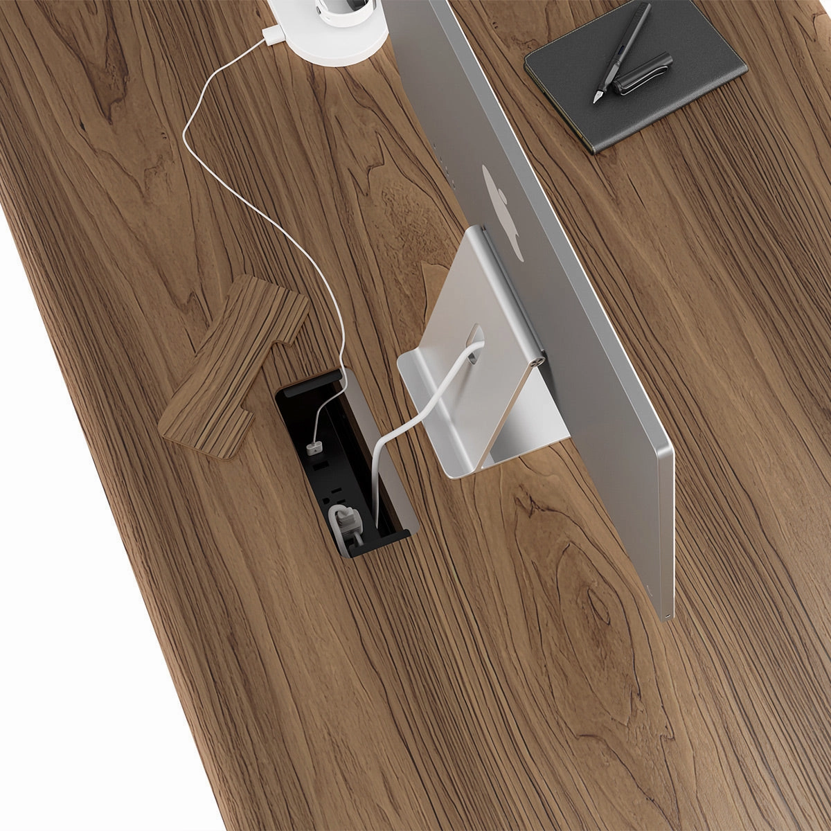 BDI LINQ 6821 Executive Desk (Natural Walnut)