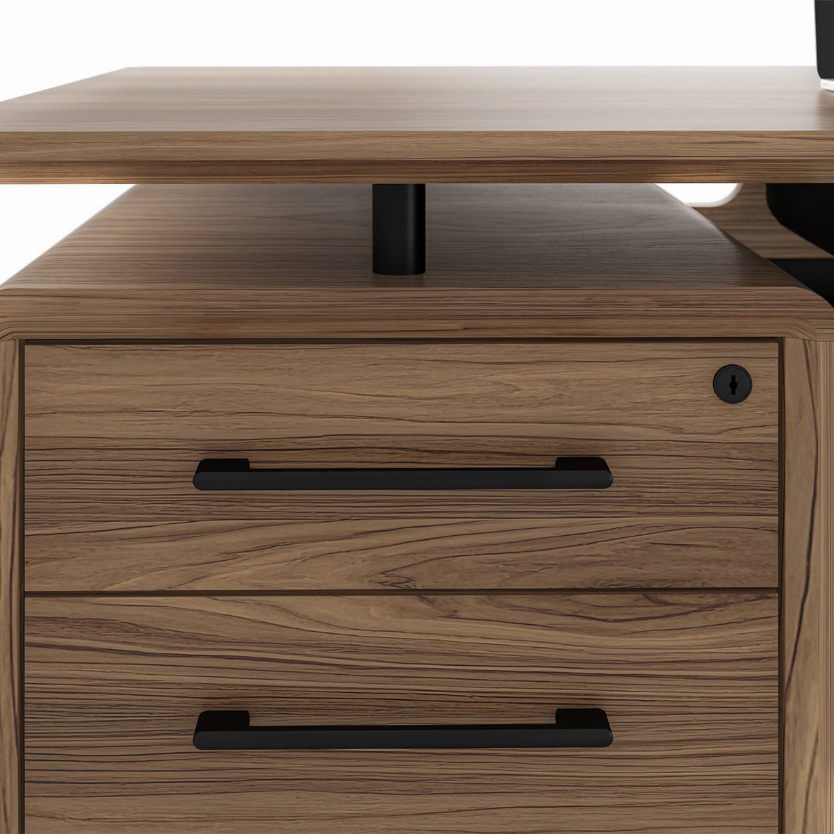 BDI LINQ 6821 Executive Desk (Natural Walnut)