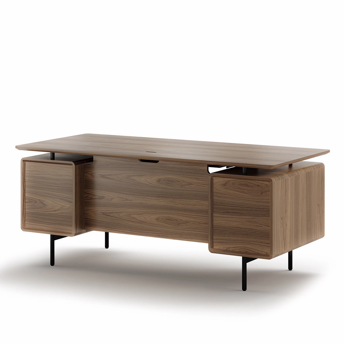 BDI LINQ 6821 Executive Desk (Natural Walnut)