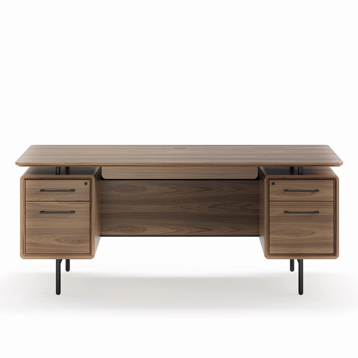 BDI LINQ 6821 Executive Desk (Natural Walnut)