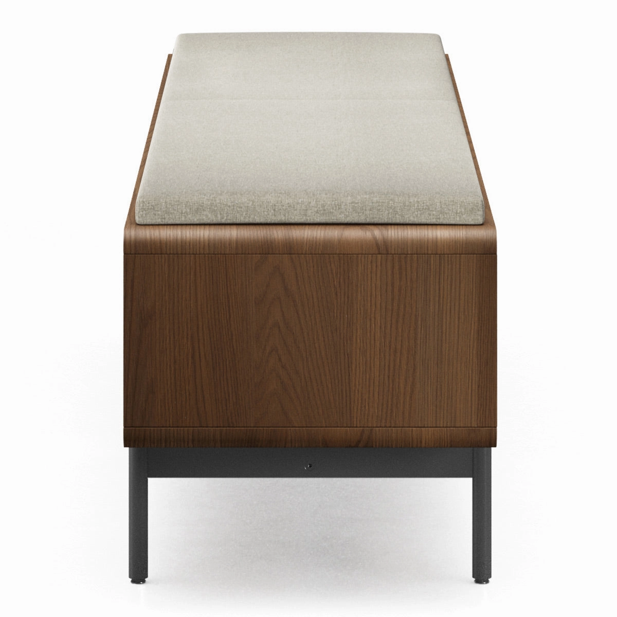 BDI LINQ Bench 9101 with Fabric Cushion (Mocha/Almond)