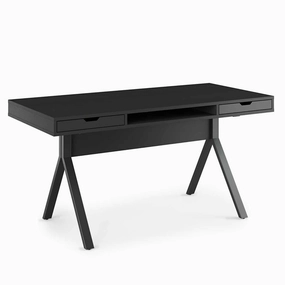 BDI MODICA Desk 6341 (Charcoal Stained Ash)