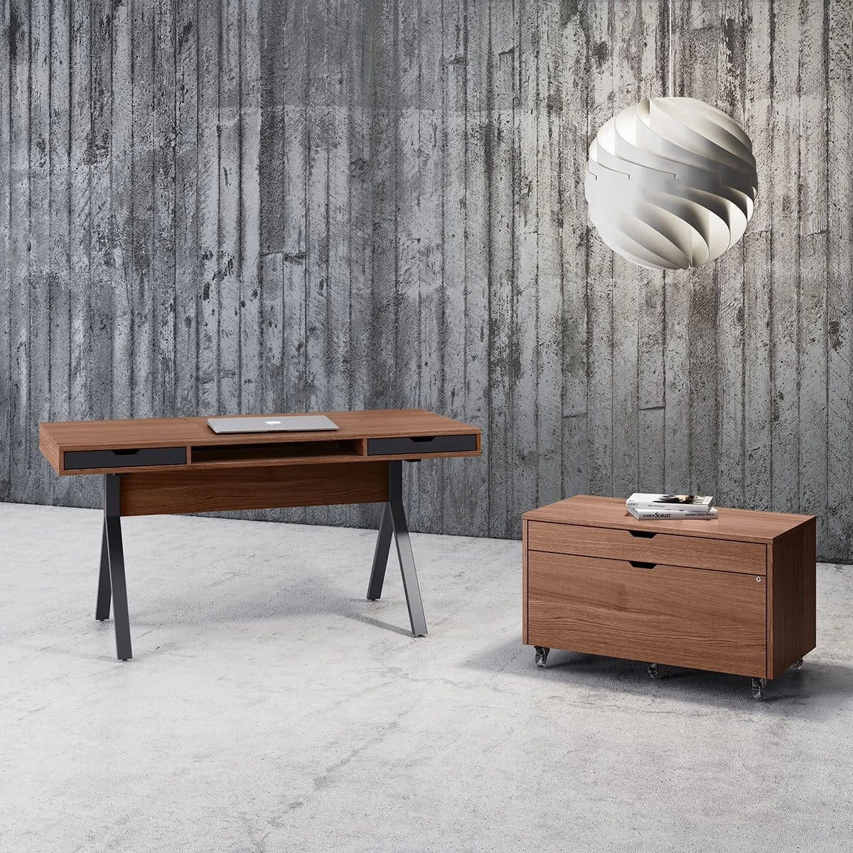 BDI MODICA File Pedestal 6347 (Walnut)
