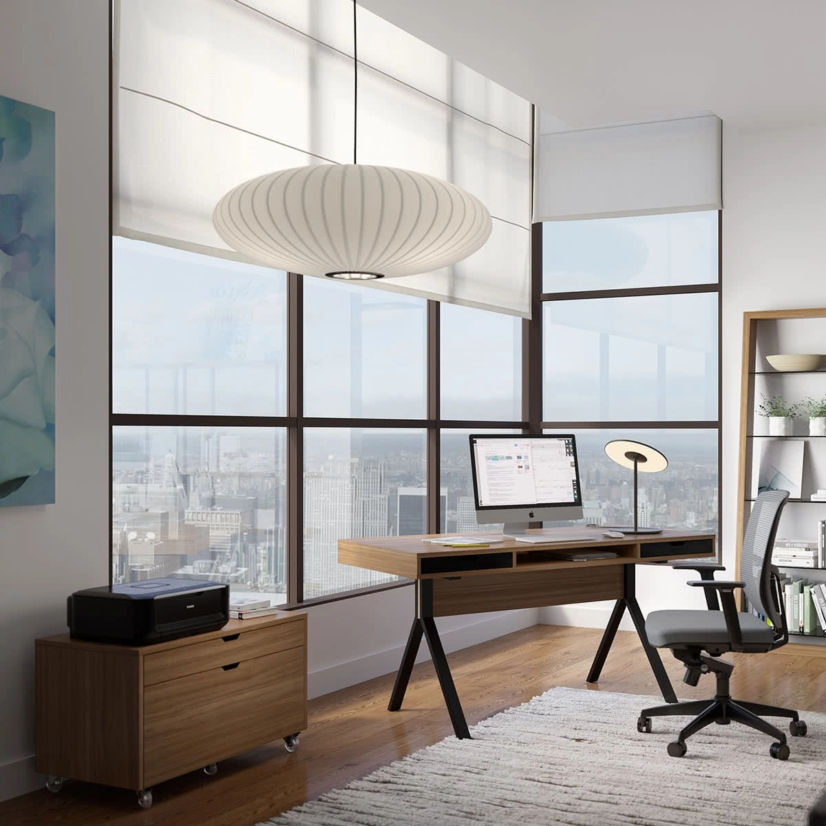 BDI MODICA File Pedestal 6347 (Walnut)