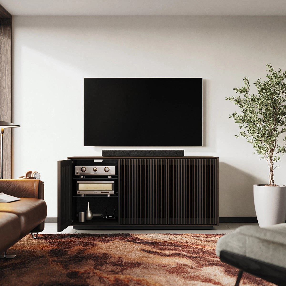 BDI Profile 8477 Storage Console (Toasted Oak)