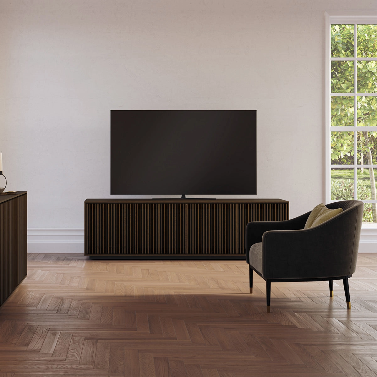 BDI Profile 8477 Storage Console (Toasted Oak)