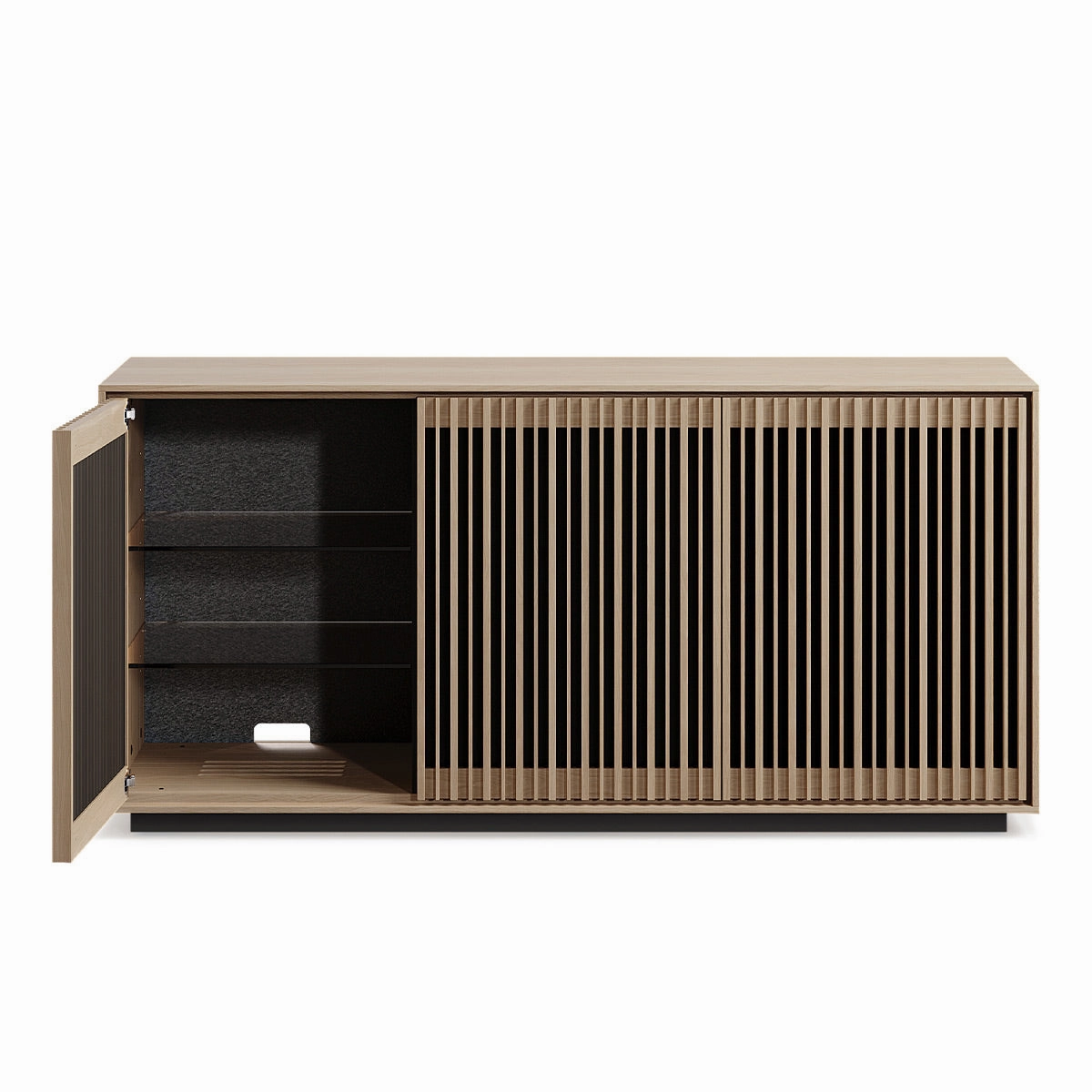 BDI Profile 8477 Triple Console (Washed Oak)