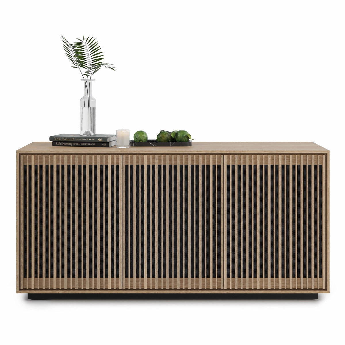 BDI Profile 8477 Triple Console (Washed Oak)