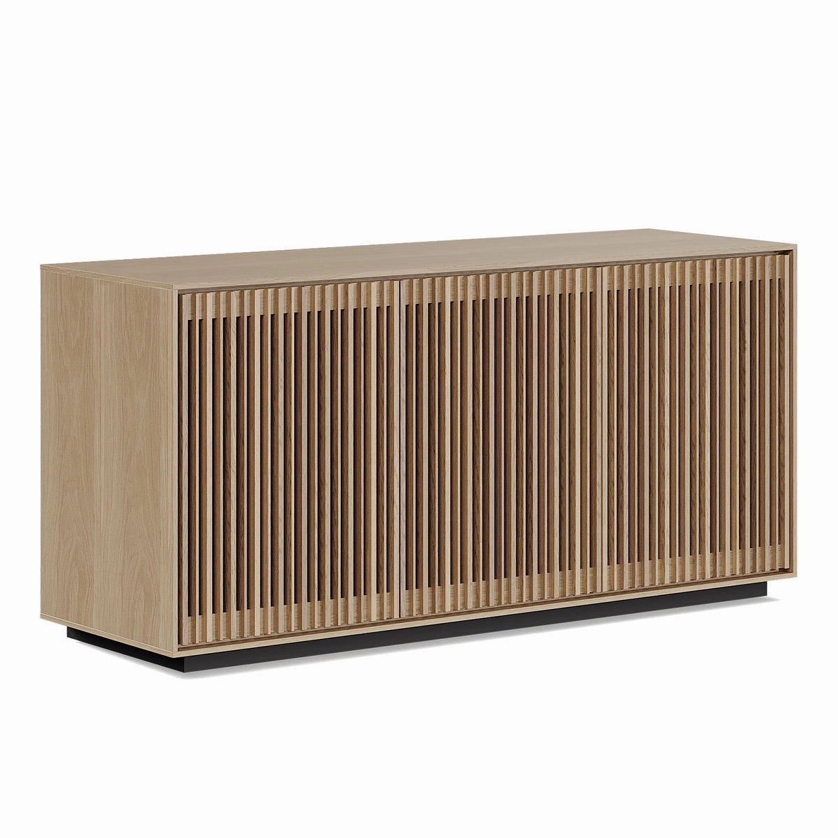 BDI Profile 8477 Triple Console (Washed Oak)