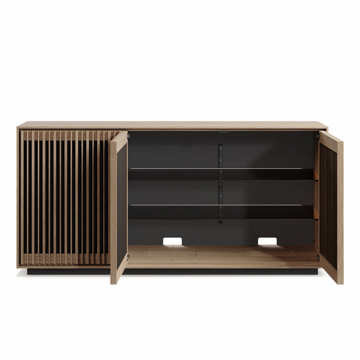BDI Profile 8477 Triple Console (Washed Oak)