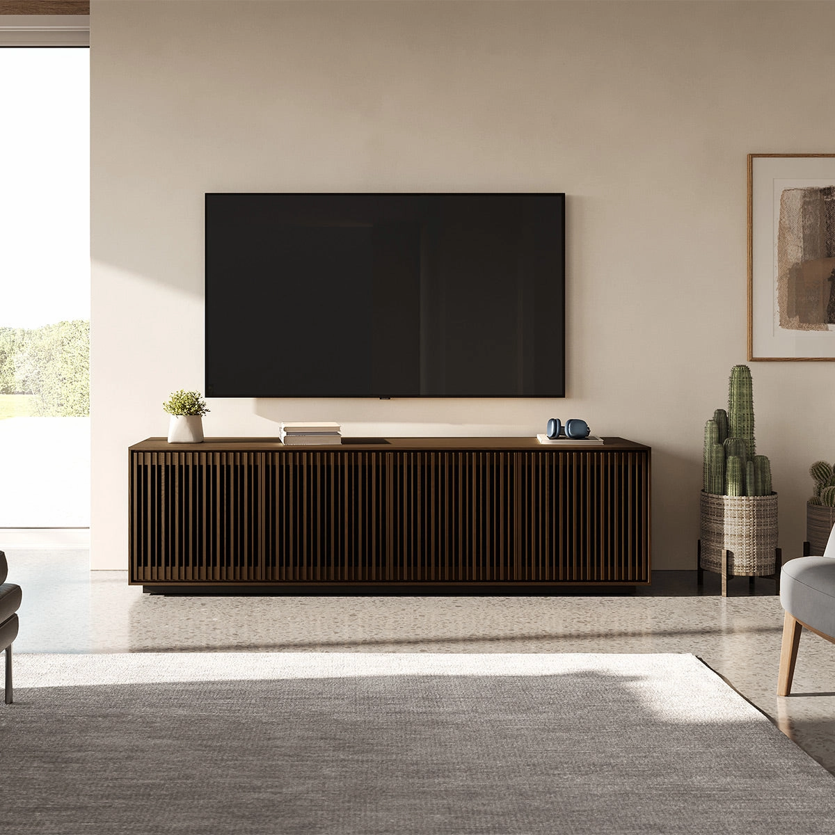 BDI Profile 8479 Quad Console (Toasted Oak)