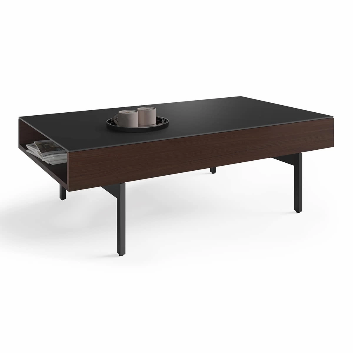 BDI Reveal 1192 Lift Top Coffee Table (Chocolate Walnut)