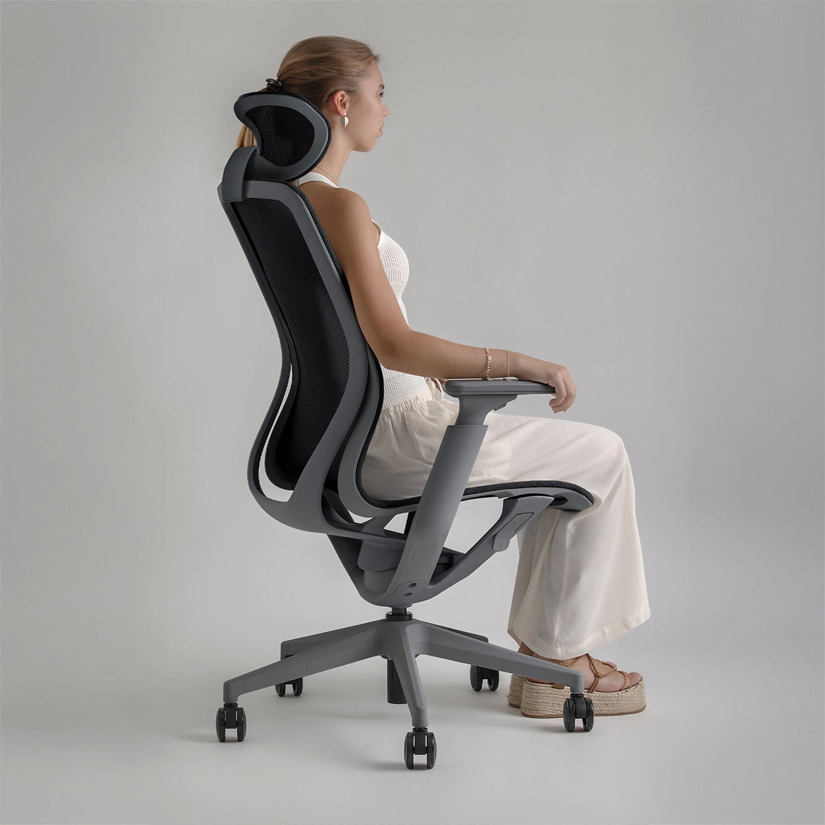BDI Sena 3571 Task Chair (Fog Grey)