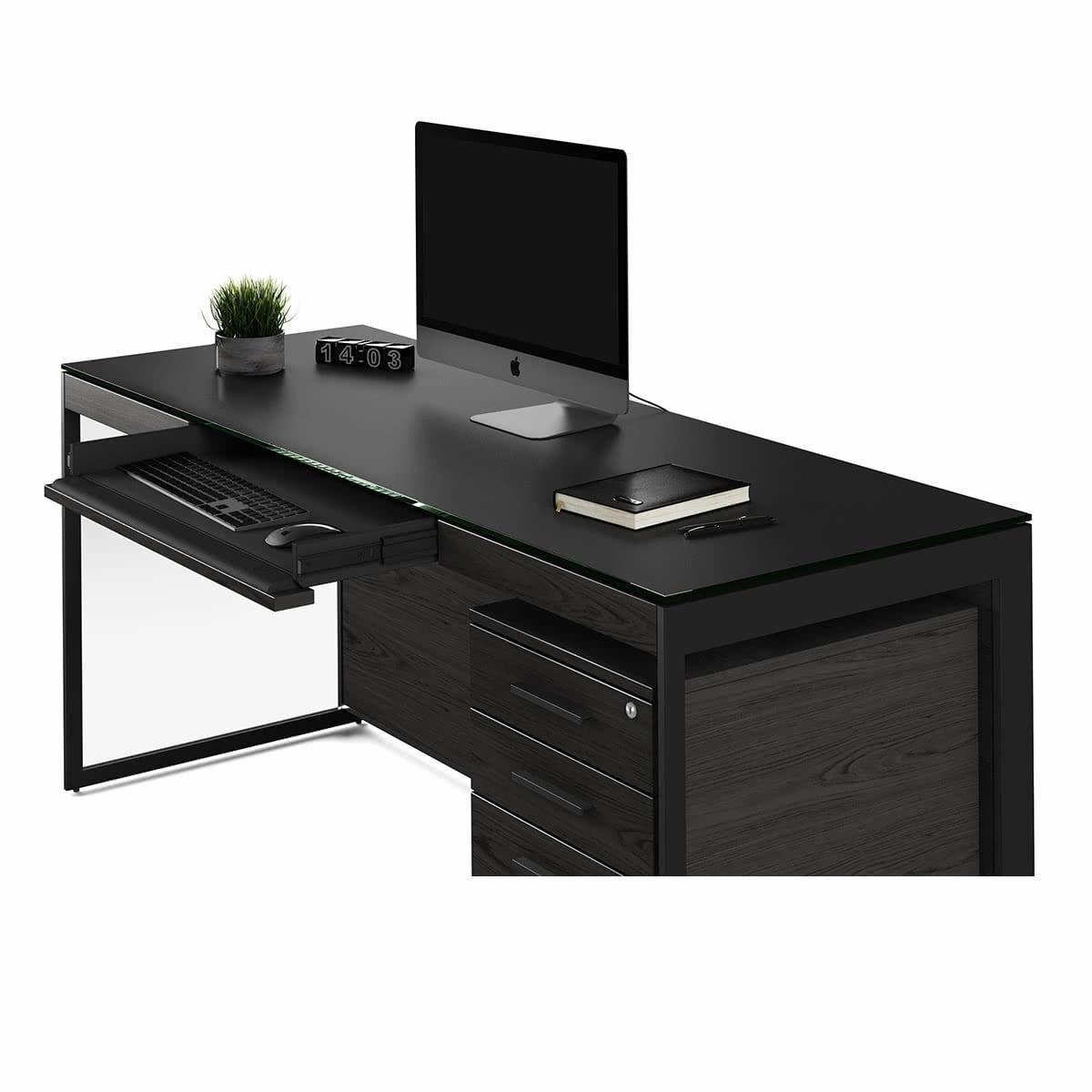 BDI Sequel 20 6101 Desk (Charcoal/Black)