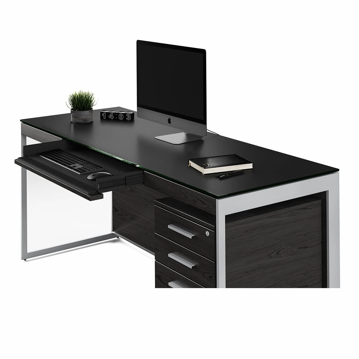 BDI Sequel 20 6101 Desk (Charcoal/Nickel)