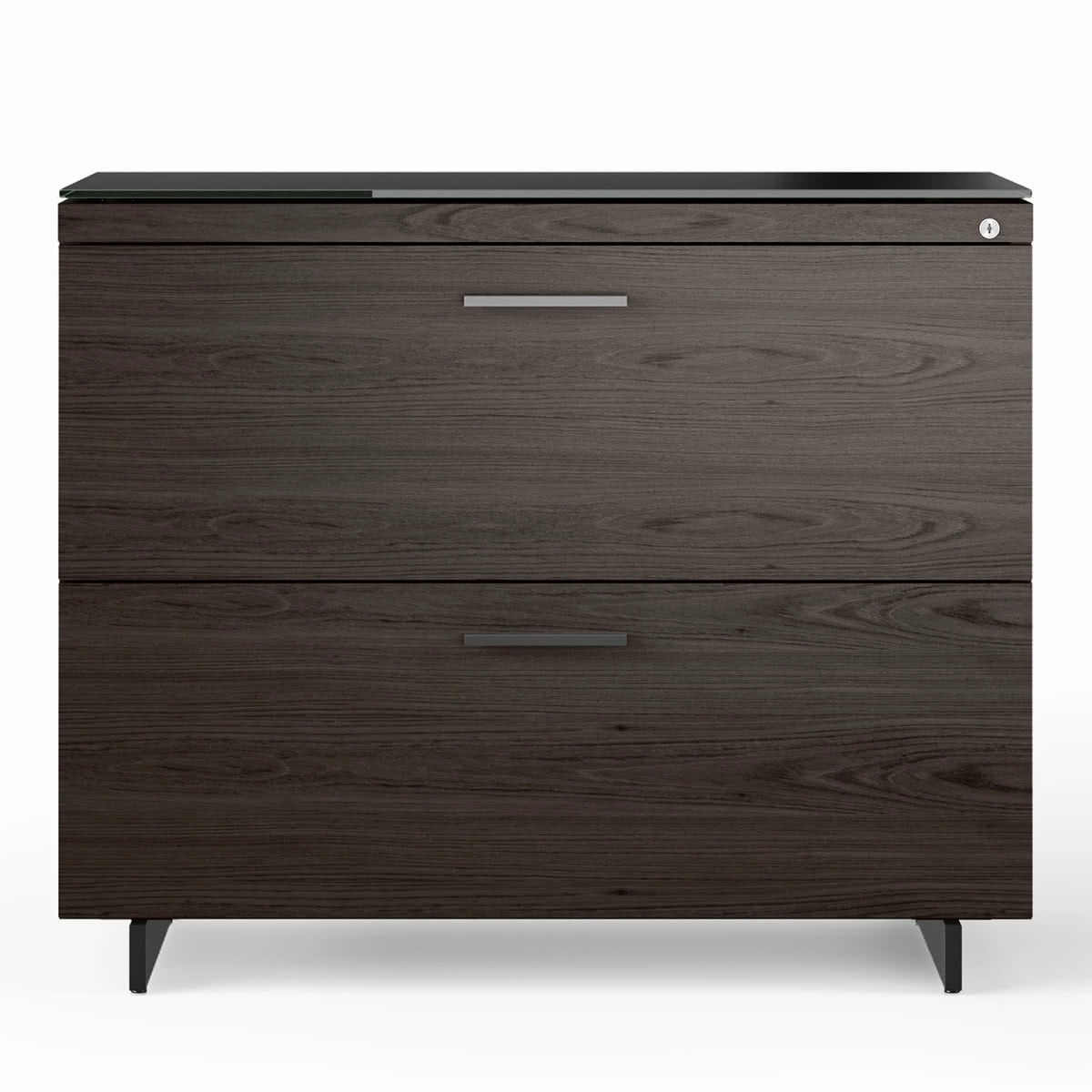 BDI Sequel 20 6116 Lateral File Cabinet (Charcoal/Black)