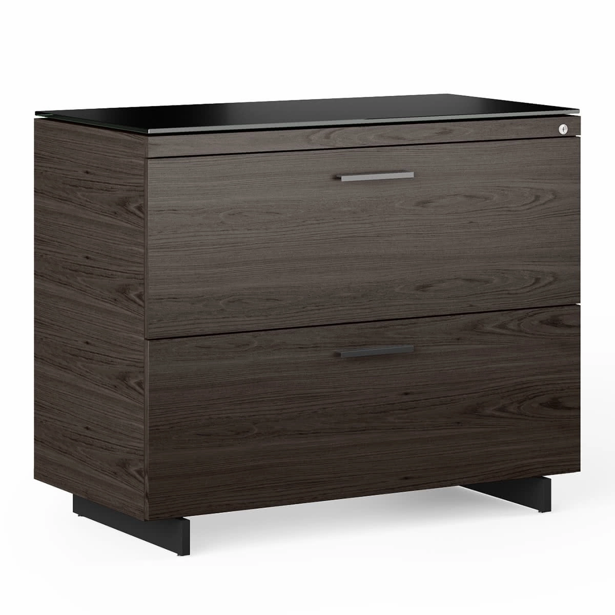 BDI Sequel 20 6116 Lateral File Cabinet (Charcoal/Black)