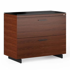 BDI Sequel 20 6116 Lateral File Cabinet (Chocolate/Black)